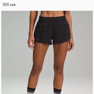 Women's Black Athletic Shorts
